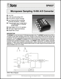 Click here to download SP8537BS Datasheet