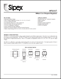 Click here to download SPX1117M3 Datasheet