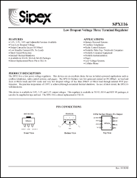Click here to download SPX116M1-3.0 Datasheet