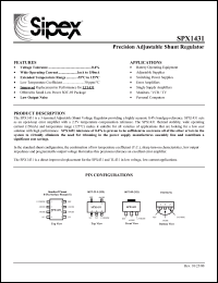 Click here to download SPX1431M5 Datasheet