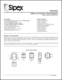 Click here to download SPX1521M3-5.0 Datasheet