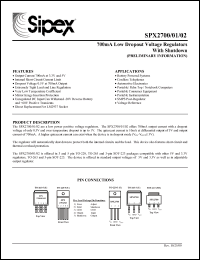 Click here to download SPX2701T5-5.0 Datasheet