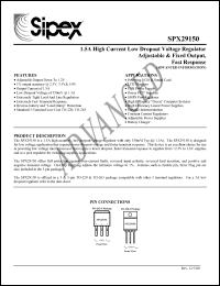 Click here to download SPX29150T-2.5 Datasheet