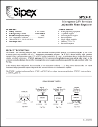 Click here to download SPX3431N Datasheet