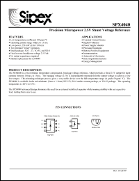 Click here to download SPX4040B2N-5.0 Datasheet