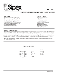 Click here to download SPX4041BS-2 Datasheet