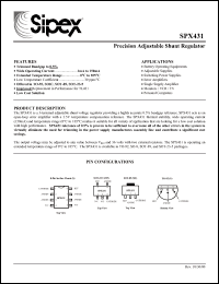 Click here to download SPX431M1 Datasheet