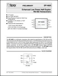 Click here to download SP1485EMN Datasheet