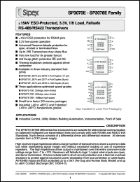 Click here to download SP3070-3078 Datasheet