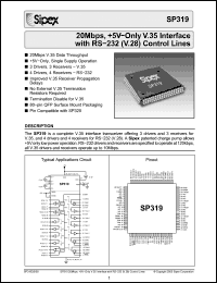 Click here to download SP319 Datasheet