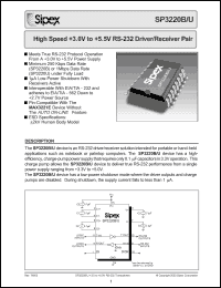 Click here to download SP3220UCA Datasheet