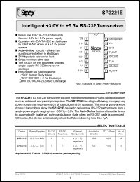 Click here to download SP3221EEY/TR Datasheet