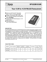 Click here to download SP3232BCN Datasheet