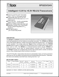 Click here to download SP3223EY Datasheet