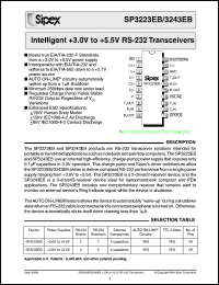 Click here to download SP3223EBCA Datasheet