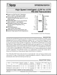 Click here to download SP3243UEA Datasheet