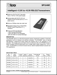 Click here to download SP3249ECY Datasheet
