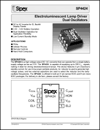 Click here to download SP4424 Datasheet