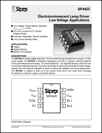 Click here to download SP4425 Datasheet