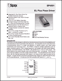 Click here to download SP4501 Datasheet
