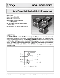 Click here to download SP481 Datasheet