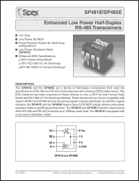 Click here to download SP481E Datasheet