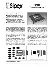 Click here to download SP503AN Datasheet