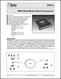 Click here to download SP514 Datasheet