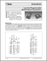Click here to download SP524CF Datasheet