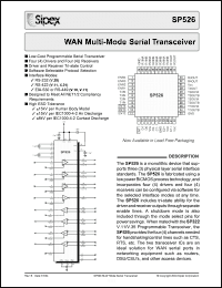 Click here to download SP526 Datasheet