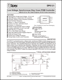 Click here to download SP6121 Datasheet