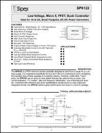 Click here to download SP6122ACU/TR Datasheet