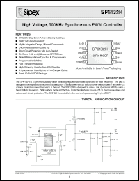 Click here to download SP6132H Datasheet