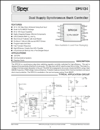 Click here to download SP6134CU/TR Datasheet