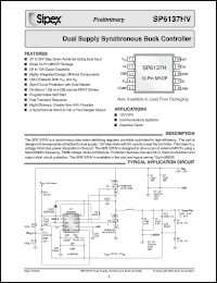 Click here to download SP6137HCU/TR Datasheet