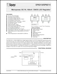 Click here to download SP6213EC5-1.8/TR Datasheet