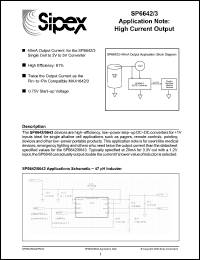 Click here to download SP6642 Datasheet