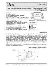 Click here to download SP6652ER/TR Datasheet