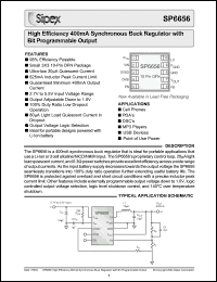 Click here to download SP6656 Datasheet