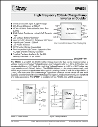 Click here to download SP6661UEB Datasheet