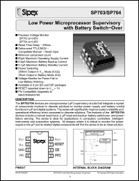 Click here to download SP703 Datasheet