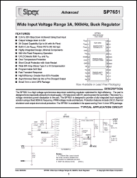 Click here to download SP7651ER/TR Datasheet