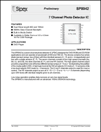 Click here to download SP8042 Datasheet