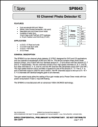 Click here to download SP8043DC Datasheet