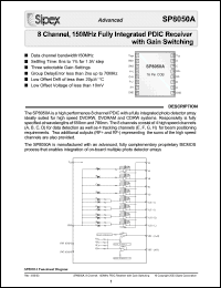 Click here to download SP8050A Datasheet