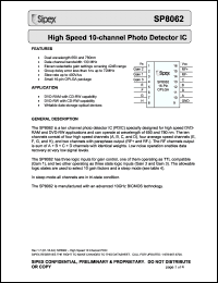 Click here to download SP8062 Datasheet