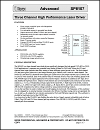 Click here to download SP8107 Datasheet