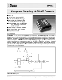 Click here to download SP8537 Datasheet