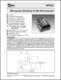 Click here to download SP8538AS Datasheet