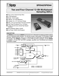 Click here to download SP8542 Datasheet